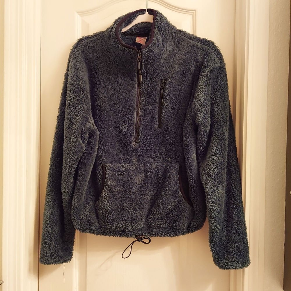No boundaries quarter zipp teddy jacket |M|